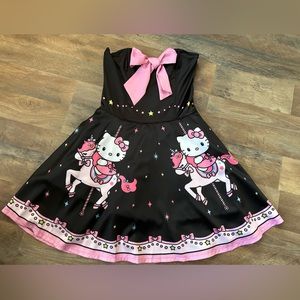 Sanrio Hello Kitty Dolls Kill Spin Me Round Carousel Kawaii Pastel Dress size L